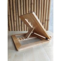 Wooden Laptop Stand – Handmade Wooden Laptop Riser for Ergonomic Desk Setup, Improved Airflow & Posture Support, Minimal Natural Finish, Eco-Friendly Office/Home Accessory